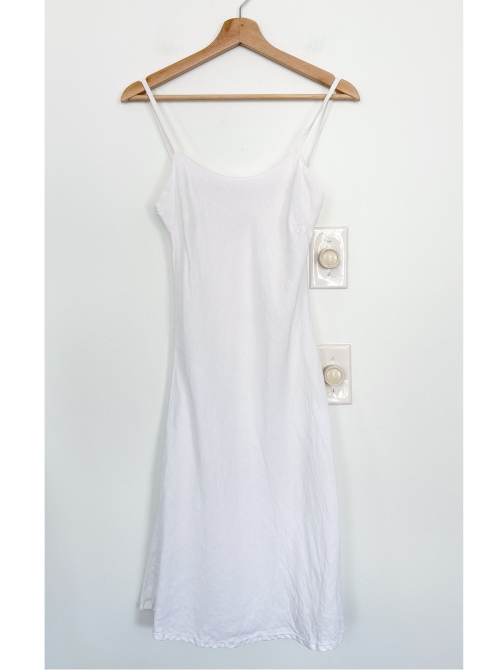 Libeco Home || 100% Belgian Linen Slip Dress Tank‎ White Small